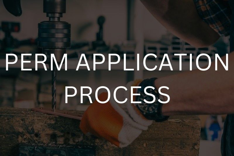PERM application process